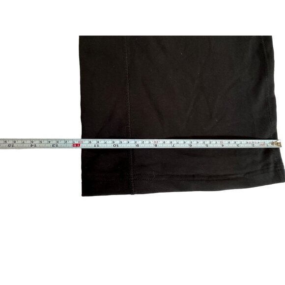 Lululemon Athletica Black Cotton Lycra Womens Wide-Leg Pants L Retired - Picture 10 of 14